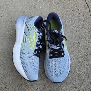 Brooks Women's Glycerin 20 - Blue with Neon Yellow